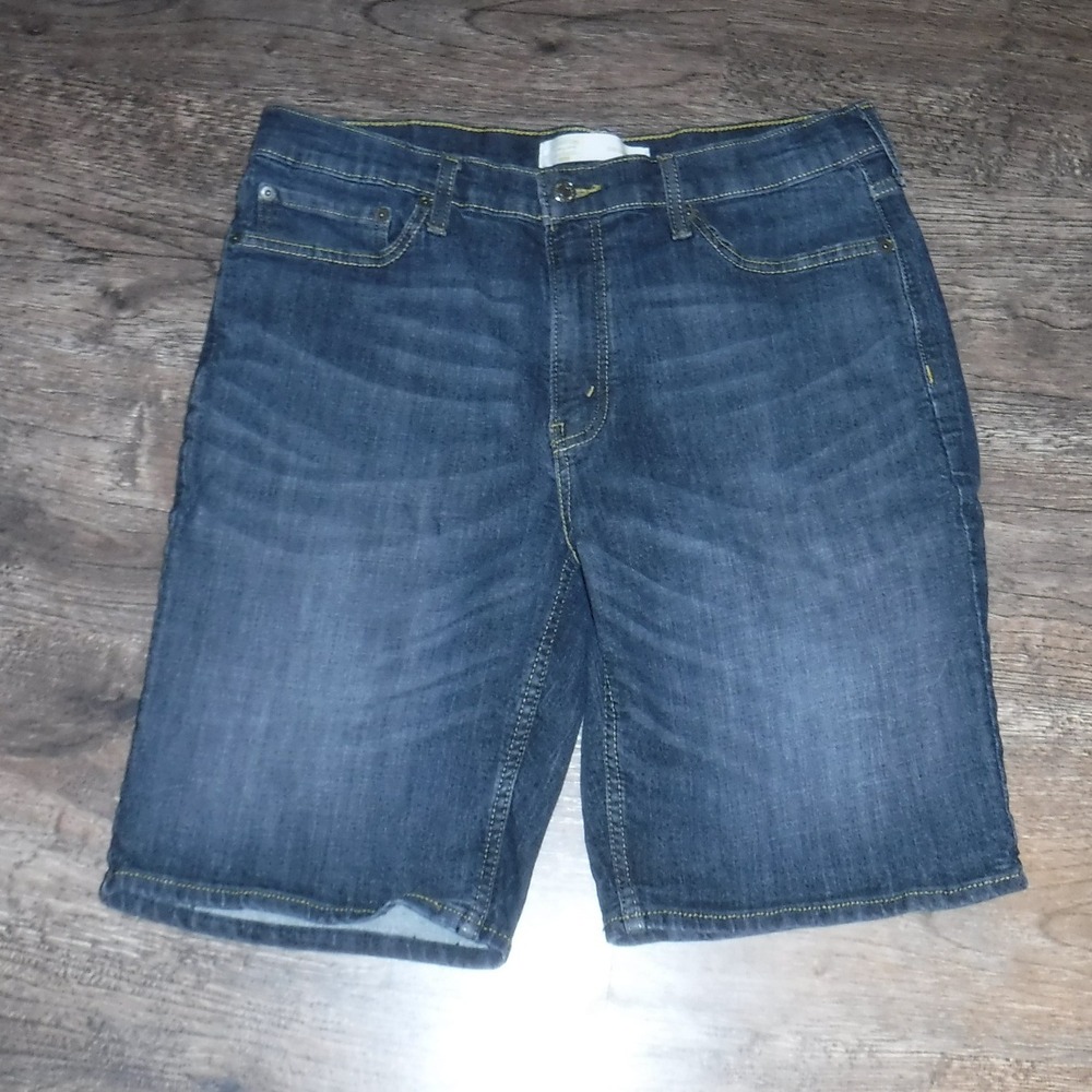 Levi Strauss Signature Gold Denim Shorts Mens Size 34 Blue Jeans Casual - Picture 2 of 6